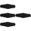 4Pièces Bandes Ventre Noir Absorbantes Réutilisables 7
