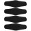 4Pièces Bandes Ventre Noir Absorbantes Réutilisables 8