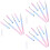 9Pièces Accessoires Nail Art Multicolores Ongles 6