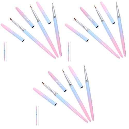 9Pièces Accessoires Nail Art Multicolores Ongles 2