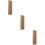 3Pièces Présentoir Manche Guitare Bois Marron Clair Simple Polyvalent 9