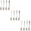 12Pièces Brosse Long Éponge Nettoyage Flacons 9