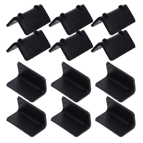 200Pièces Garde-Angles Noir Pour Protection De Marchandises 1