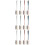 12Pièces Brosse Long Éponge Nettoyage Flacons 8
