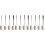 12Pièces Brosse Long Éponge Nettoyage Flacons 4