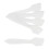 400Pièces Spatules Plastique Blanches Pour Crèmes Et Masques 1