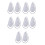 10Pièces Chiffons Entretien Saxophone Doux Absorbants Réutilisables 2