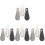 24Pièces -Pied Acier Durable Ergonomique 3