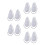 10Pièces Chiffons Entretien Saxophone Doux Absorbants Réutilisables 6