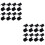 200Pièces Garde-Angles Noir Pour Protection De Marchandises 10