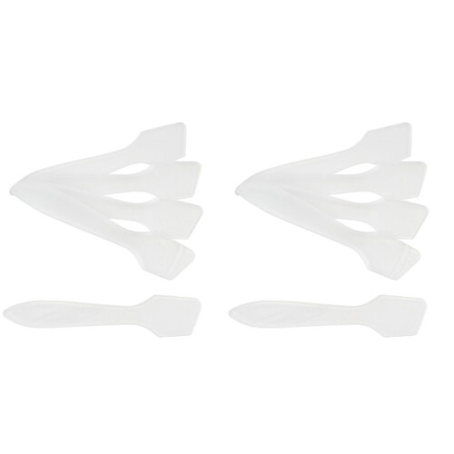400Pièces Spatules Plastique Blanches Pour Crèmes Et Masques 1