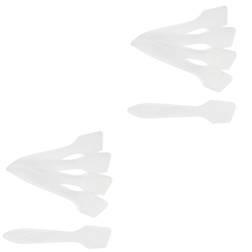 400Pièces Spatules Plastique Blanches Pour Crèmes Et Masques 2