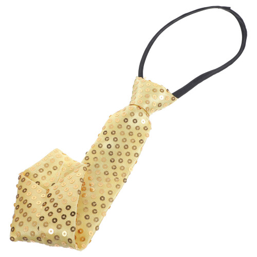 2Pièces Cravate De Performance En Paillettes Pour 1