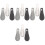 24Pièces -Pied Acier Durable Ergonomique 4
