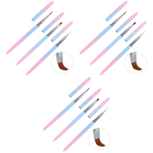 9Pièces Nail Art Accessoires Colorés Durables 2