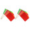 30Pièces Drapeaux Indicateurs Pour Pelouse Couleurs Durables 3