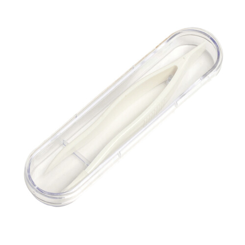 3Pièces Forceps Blanches Pour Lentilles Aquarium Avec Boîte