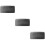3Ensembles LED Noir Multifonction Pour Maison Bureau 7