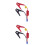2Pièces Connecteurs Démarrage Auto Protection Anti-Inversion Colorés 4