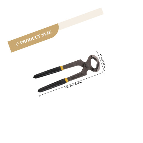 1Pièces Outil Extraction Clous Efficace Acier Chrome Vanadium Noir 1