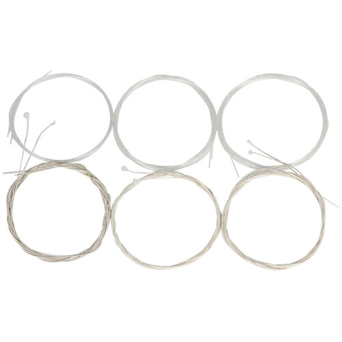 30Pièces Cordes Oud Nylon Argentées Son Clair Accessoires Instrument