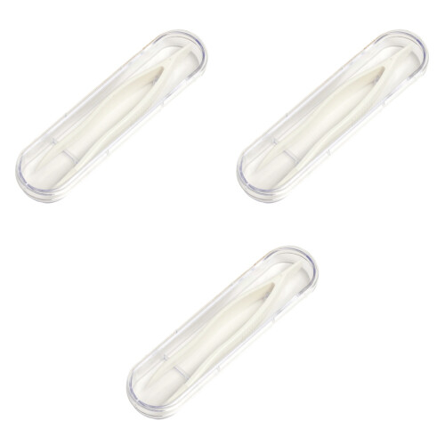 3Pièces Forceps Blanches Pour Lentilles Aquarium Avec Boîte 2