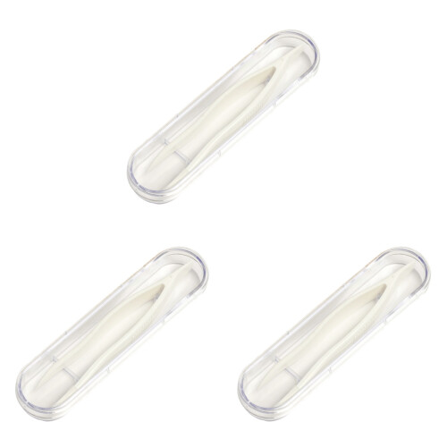 3Pièces Forceps Blanches Pour Lentilles Aquarium Avec Boîte 1