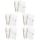 10Pièces Couverture Transparent En PVC Résistant 7