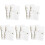 10Pièces Couverture Transparent En PVC Résistant 3