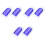 6 Pcs Plastic Cake Fondant Smoother Kitchen Tool 2
