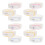 12Pièces Ceintures Fixatrices Bébé Ajustables Assorties 7