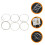 30Pièces Cordes Oud Nylon Argentées Son Clair Accessoires Instrument 11
