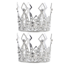 12 Pcs Cake Crown Child Princess Zinc Alloy Ornaments
