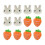 36Pièces Broches Décoratives Assorties Accessoires Mode Légers 2