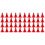 100 Pcs Traffic Roadblocks Simulation Sand Table Diy Road Cone Signs 5