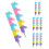 20Pcs Multi ABS Building Block Stackable Pencils Cute Kids Stationery 1