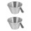 2 Count Coffee Dosing Cup Small Espresso Cups Multi-Function Milk 4