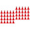100 Pcs Traffic Roadblocks Simulation Sand Table Diy Road Cone Signs 7
