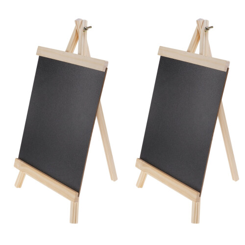 2Stk Wiederverwendbare Mini Kreidetafeln, Robust Und Leicht Zu 1