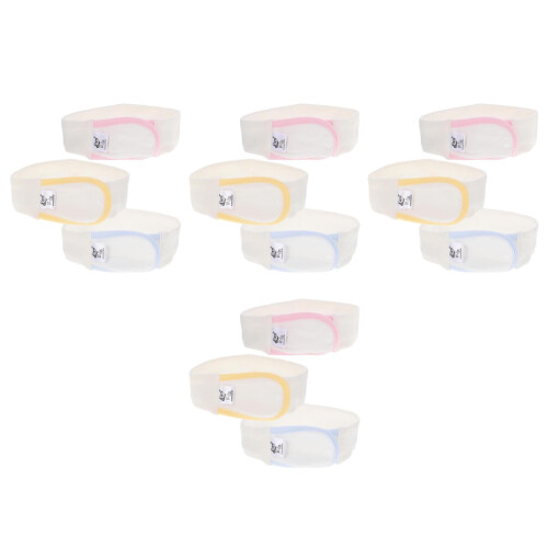 12Pièces Ceintures Fixatrices Bébé Ajustables Assorties 1