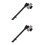 2 Pcs Foot Support Cycling Outfit Aluminum Socket 5