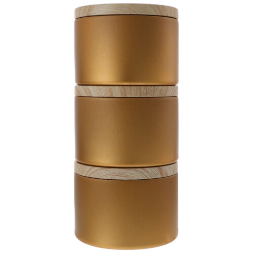 6 Pcs Iron Candle Cans Multi Purpose Jars For Home Storage