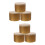 6 Pcs Iron Candle Cans Multi Purpose Jars For Home Storage 8
