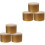6 Pcs Iron Candle Cans Multi Purpose Jars For Home Storage 4