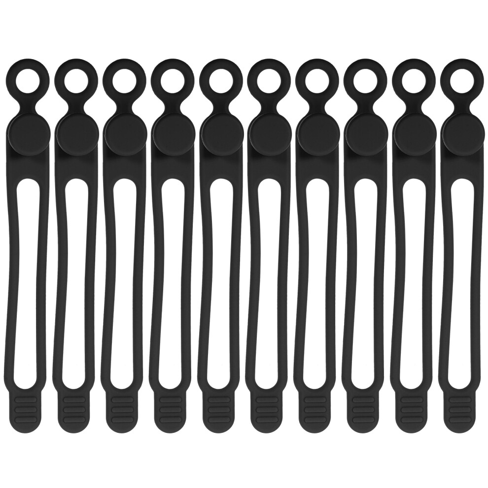 30 Pcs Silicone Reusable Cable Ties For Cord Management At Home 3631237086580