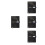 4Pcs Black Daily Task Planner Notepad for Teachers and Professionals 3