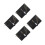 4Pcs Black Daily Task Planner Notepad for Teachers and Professionals 5