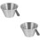 2 Count Coffee Dosing Cup Small Espresso Cups Multi-Function Milk 5