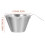 2 Count Coffee Dosing Cup Small Espresso Cups Multi-Function Milk 6