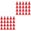 100 Pcs Traffic Roadblocks Simulation Sand Table Diy Road Cone Signs 6